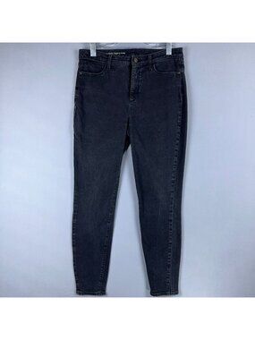 Talbots Ankle Jegging Jeans Flawless High Waist Dark Wash Women Size 10 Gray